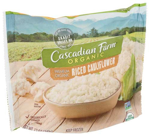 Cascadian Farm Organic Riced Cauliflower, 12 Ounce -- 12 per case