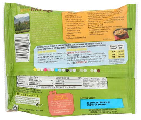 Cascadian Farm Organic Riced Cauliflower, 12 Ounce -- 12 per case