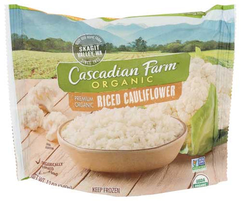 Cascadian Farm Organic Riced Cauliflower, 12 Ounce -- 12 per case