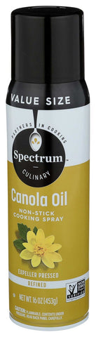 Spectrum Naturals Super Canola Oil Spray, 16 Ounce -- 6 per case.