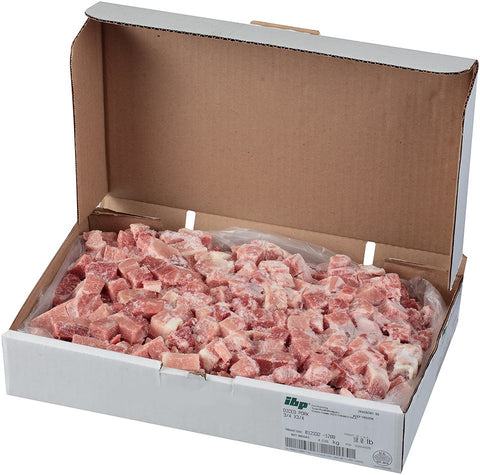Tyson IBP Whole Muscle Diced Pork, 10 Pound.
