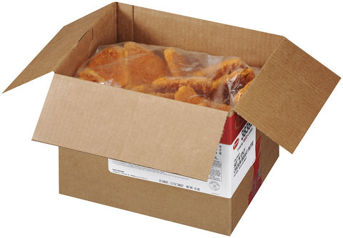 Tyson Red Label Hot N Spicy Breaded Chicken Breast Patty, 5 Pound -- 2 per case.