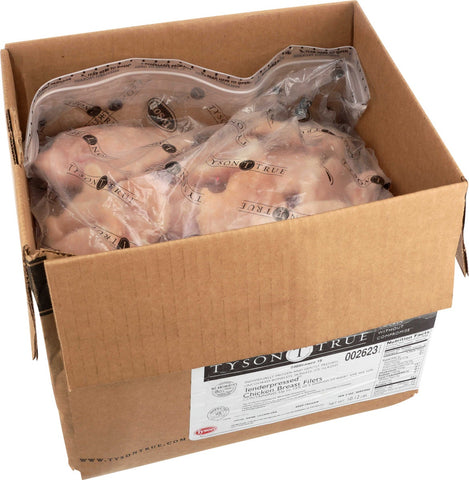 Tyson Savory Tenderpressed Chicken Breast, 3 Ounce -- 54 per case.
