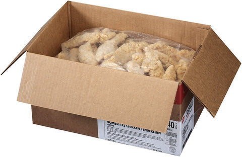 Tyson Red Label Premium Homestyle Uncooked Breaded Chicken Breast Tenderloin, 5 Pound -- 2 per case.