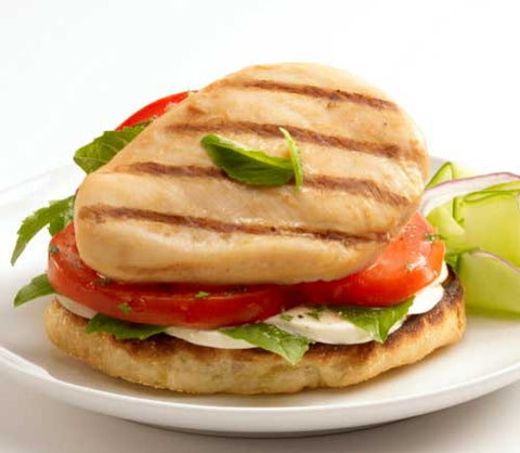 Tyson Red Label Premium Unbreaded Grilled Chicken Breast Filet, 3 Ounce -- 2 per case.