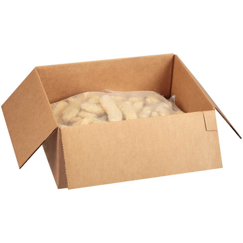 Tyson Uncooked, Portioned Homestyle Chicken Breast Strip Fritters with Rib Meat, 10 Pound.