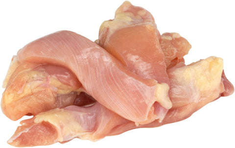 Tyson Uncooked Boneless Skinless Chicken Leg Meat Strips for Stir Fry, 20 Pound.