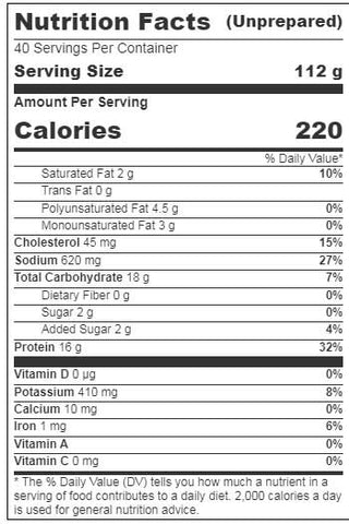 Tyson Red Label NAE Whole Muscle Partially Cooked Sweet Classic Chicken Nuggets, 5 Pound -- 2 per case
