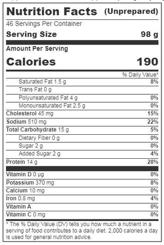 Tyson Red Label NAE Partially Cooked Sweet Classic 3.5 Ounce Chicken Filets, 5 Pound -- 2 per case