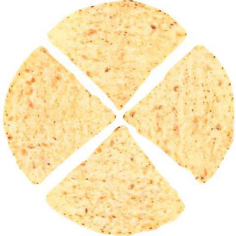 Mexican Original Triangle Cut Pre Fried White Tortilla Chips, 2 Pound -- 3 per case