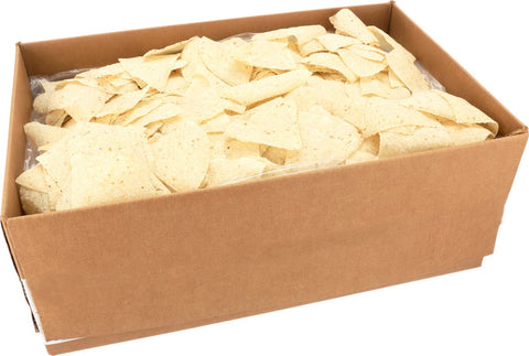 Mexican Original Baked White Corn Tortilla Chips, 30 Pound.
