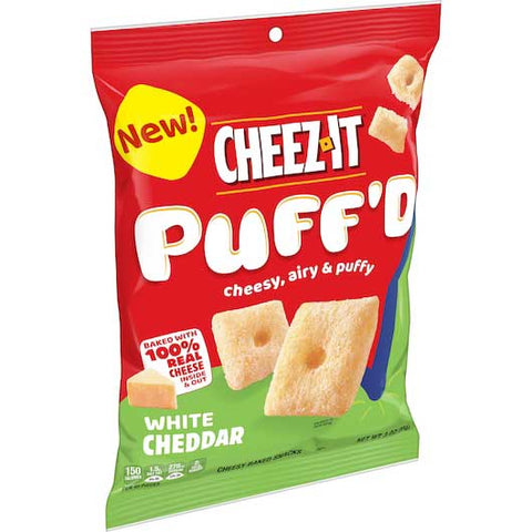 Cheez It White Cheddar Cheesy Snacks, 3 Ounce -- 6 per case
