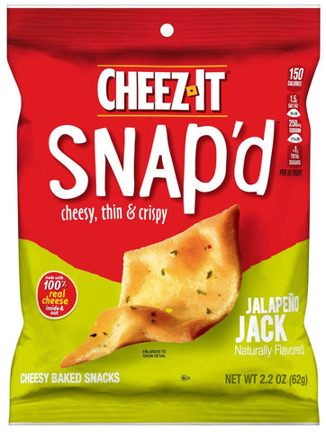 Kelloggs Cheez It Jalapeno Jack Cracker, 2.2 Ounce -- 6 per case