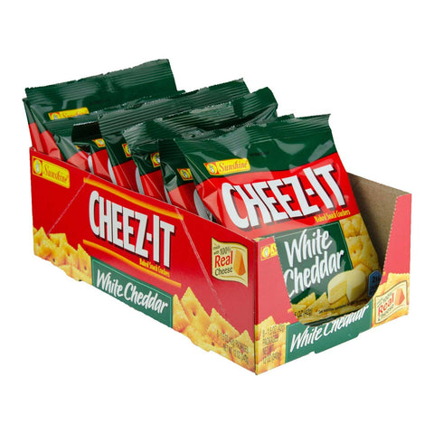 Sunshine Cheez-It Crackers, 1.5oz Single-Serving Snack Bags, 8/Box