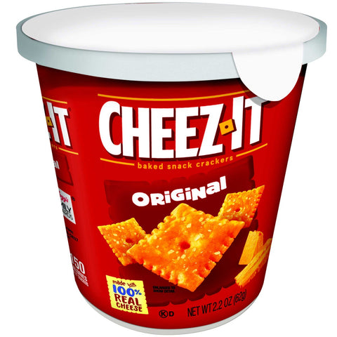 Cheez It Original Baked Snack Cracker, 2.2 Ounce -- 10 per case.