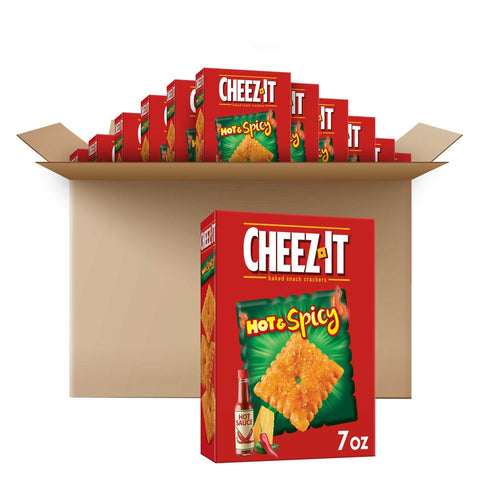 Cheez It Sunshine Hot and Spicy Cracker -- 12 per case.
