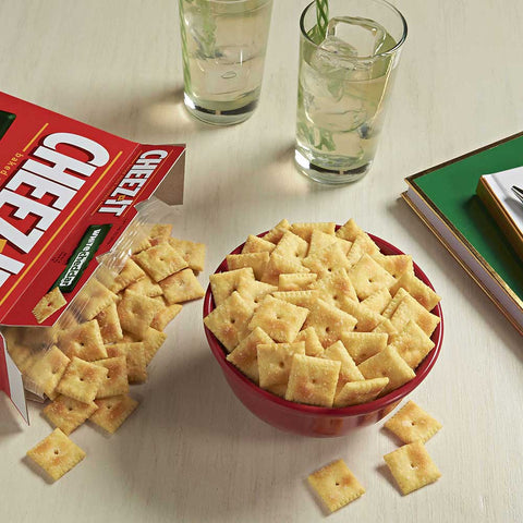 Sunshine Cheez It White Cheddar Cracker, 12.4 Ounce -- 12 per case.