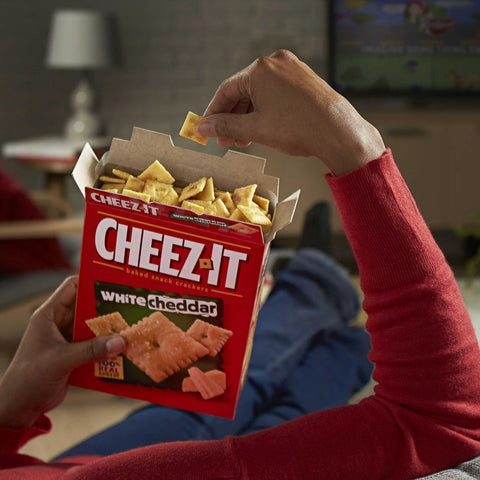 Sunshine Cheez It White Cheddar Cracker, 12.4 Ounce -- 12 per case.