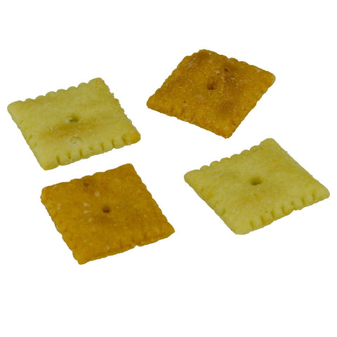 Cheez It Duoz Cheddar Jack and Baby Swiss Cracker, 4.3 Ounce -- 6 per case.