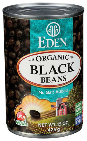 Eden Foods Organic Black Beans, 15 Ounce -- 12 per case.
