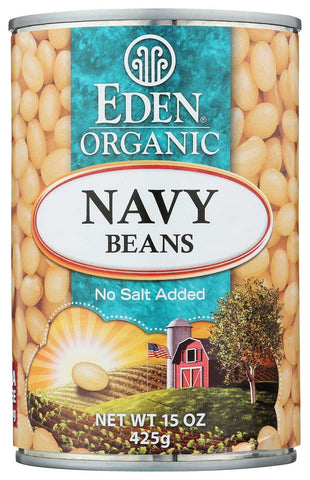 Eden Foods Organic Navy Beans, 15 Ounce -- 12 per case.