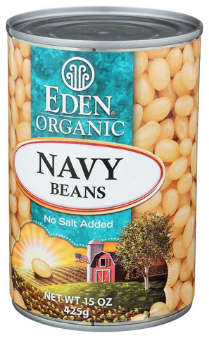 Eden Foods Organic Navy Beans, 15 Ounce -- 12 per case.