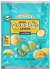 Fieldstone Mini Doodles Lemon Cookies, 1 Ounce -- 144 per case