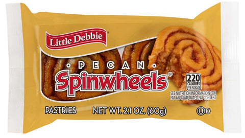 Little Debbie Vending Pecan Spinwheels Sweet Roll - 12 count per pack -- 6 packs per case