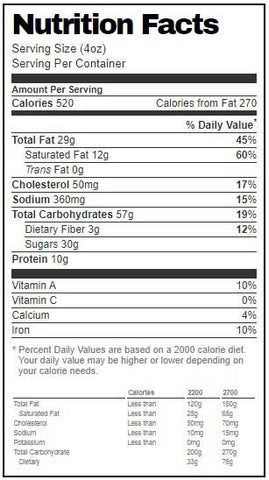 Readi Bake Gourmet Peanut Butter Cookie Dough, 4 Ounce -- 60 per case