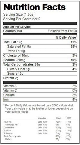 Readi Bake Salted Caramel Chocolate Chunk Cookie Dough, 4 Ounce -- 90 per case