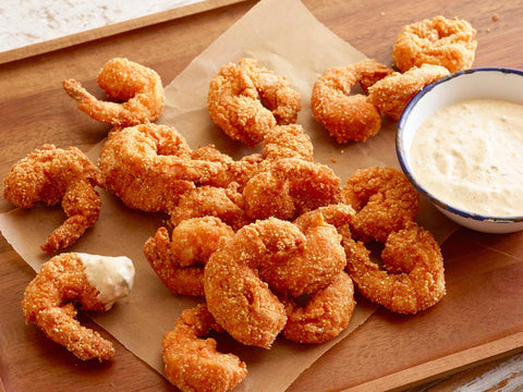 Tampa Bay Fisheries Shrimp Breaded Pop Buffet Style Oriental Tail Off Mini, 3 Pound -- 6 per case.