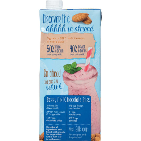 Silk Original Pure Almond Milk, 32 Ounce -- 6 per case.