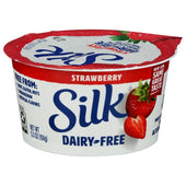 Silk Dairy Free Strawberry Soy Yogurt Alternative, 5.3 Ounce -- 8 per case
