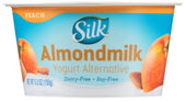 Silk Cultured Peach Almondmilk Yogurt Alternative, 5.3 Ounce -- 8 per case.