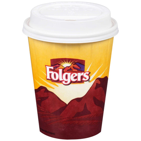 Folgers Paper Cup, 12 Ounce -- 600 per case.