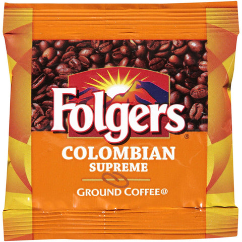 Folgers Colombian Supreme Ground Coffee - 1.05 oz. pack, 150 packs per case