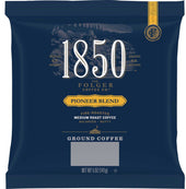 Folgers 1850 Pioneer Blend Medium Roast Ground Coffee, 5 Ounce -- 24 per case.