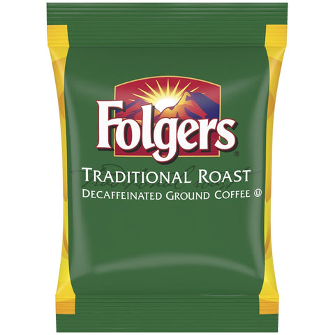 Folgers Decaffeinated Traditional Roast Ground Coffee, 2 Ounce -- 42 per case.