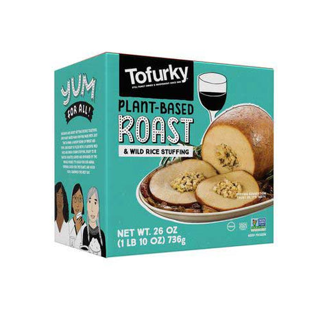 Tofurky Plant-based Roast and Wild Rice Stuffing, 26 Ounce -- 6 per case