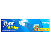 Ziploc Stand and Fill Slider Gallon Freezer Bag, 10 count per pack -- 12 per case.