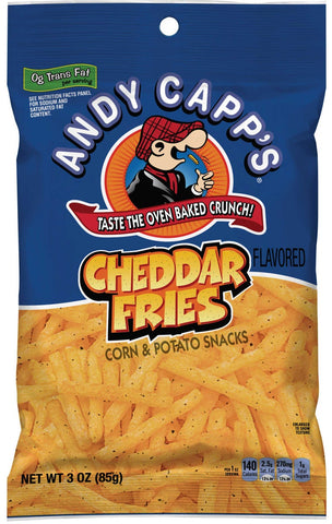 Andy Capps Cheddar Fries, 3 Ounce Bag -- 35 per case