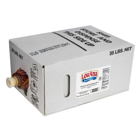 Lou Ana No Trans Fat Canola Popping Oil, 35 Pound.