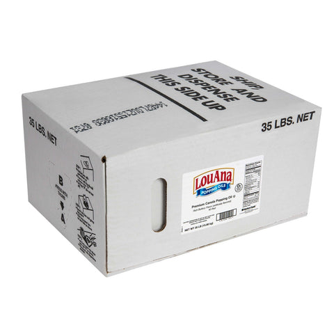 Lou Ana No Trans Fat Canola Popping Oil, 35 Pound.