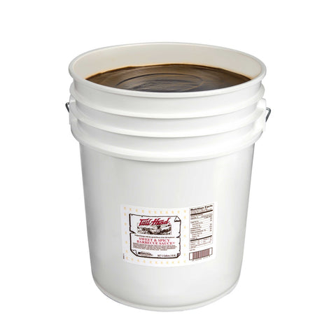Trail Hand Sweet and Spicy Barbeque Sauce, 5 Gallon.