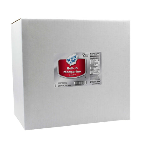 White Cap No Salt Margarine Pastry, 50 Pound.