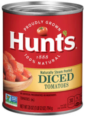 Hunts Diced Tomatoes, 28 Ounce can -- 12 cans per case