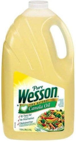 Conagra Wesson Canola Oil, 1 Gallon -- 4 per case