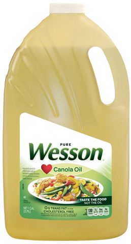 Conagra Wesson Canola Oil, 1 Gallon -- 4 per case