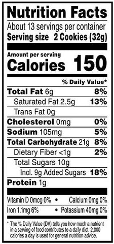 Chips Deluxe Soft N Chewy Chocolate Chip Cookie, 14.8 Ounce -- 12 per case