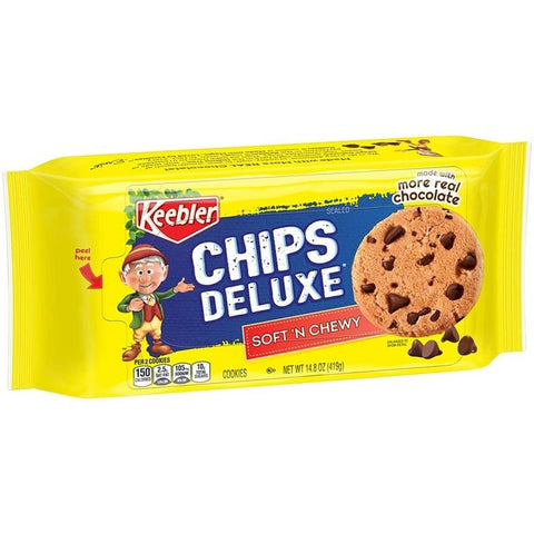 Chips Deluxe Soft N Chewy Chocolate Chip Cookie, 14.8 Ounce -- 12 per case